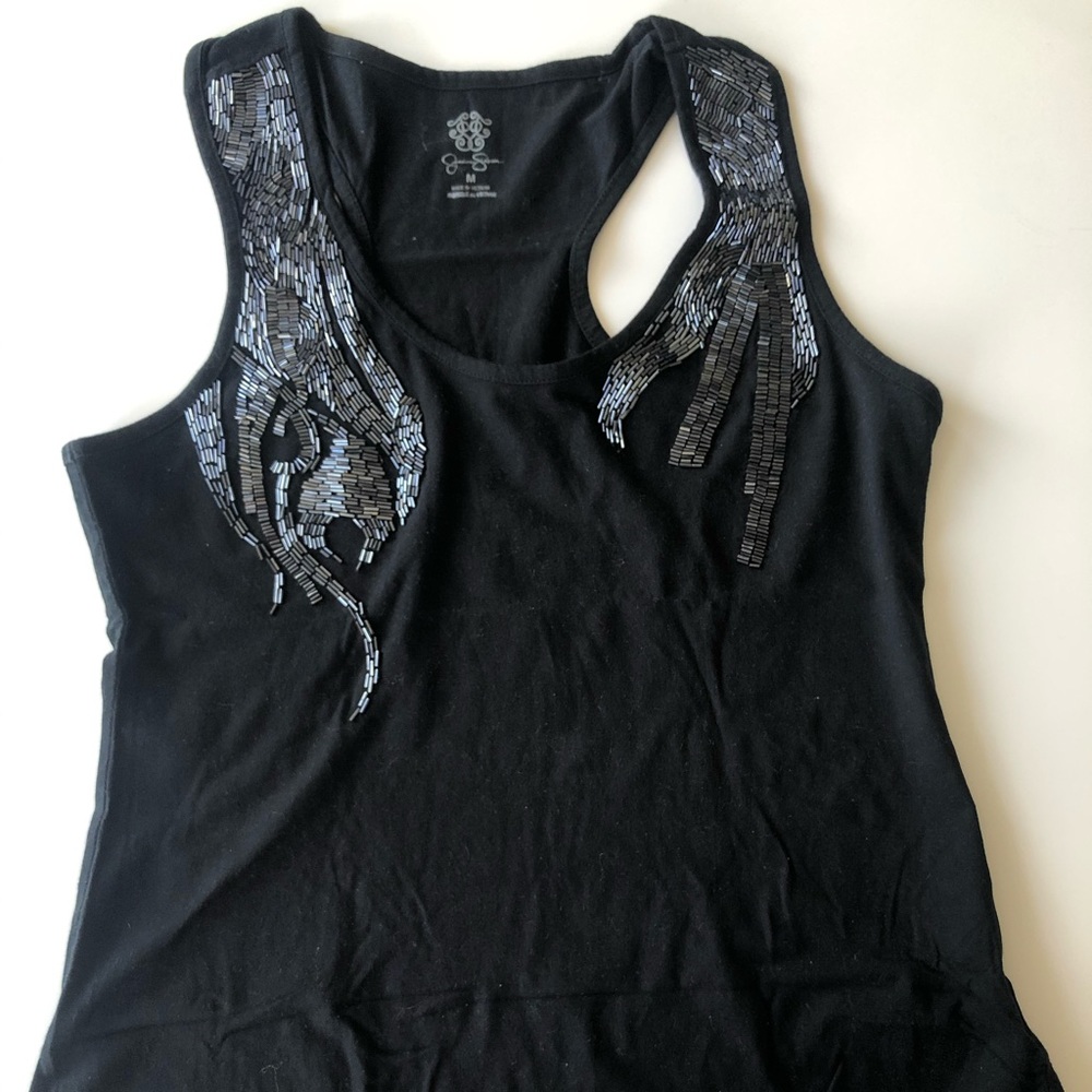 Jessica Simpson beaded tank